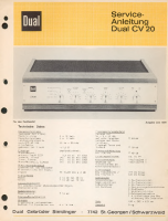 Dual CV-20-Service-Manual 